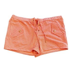 Melissa Odabash Sophia Mosaic Orange Beach Short NWT